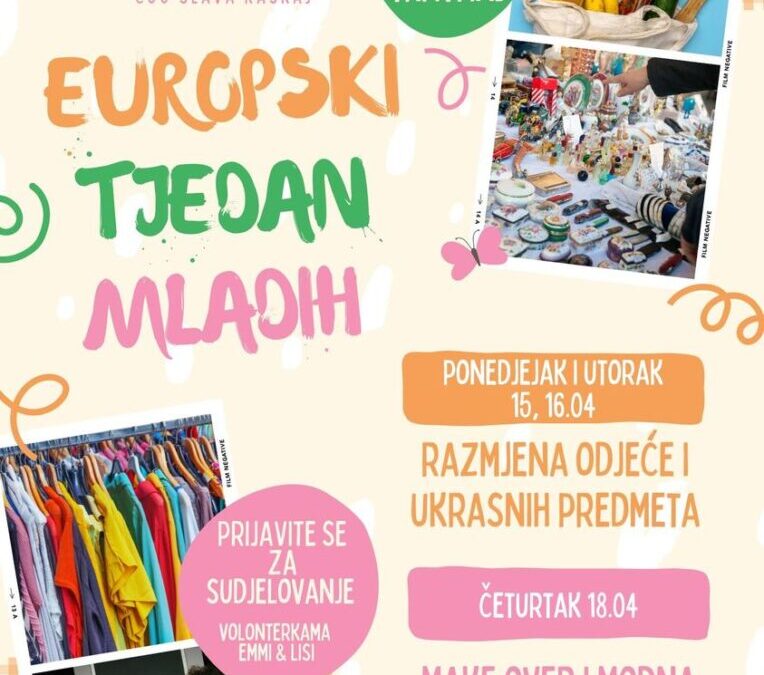 Europski tjedan mladih  “Voice your vision”