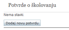 Potvrda o školovanju