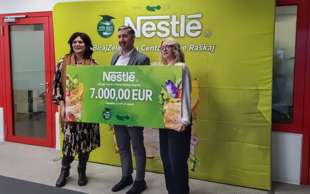 Nestlé i Centar Slave Raškaj grade Vrt iz snova u Zagrebu