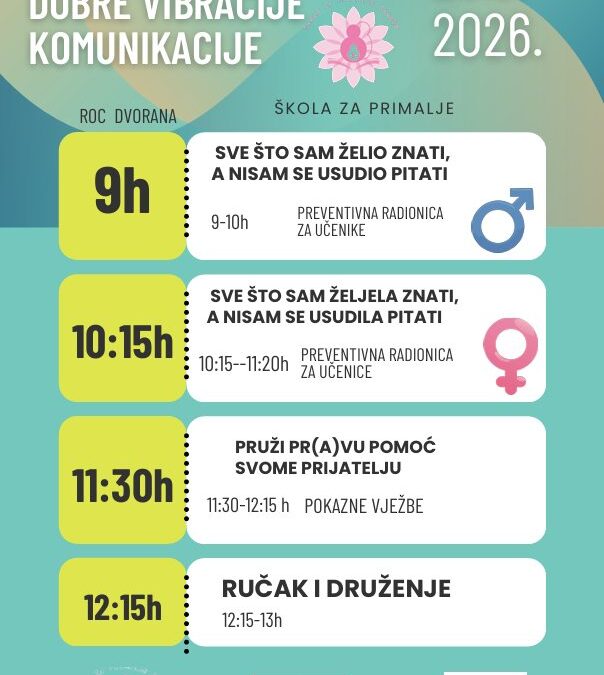 Projekt dobre vibracije komunikacije